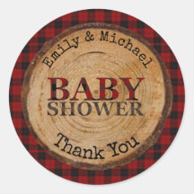 Rustic Buffalo Play Baby Shower-Personlig