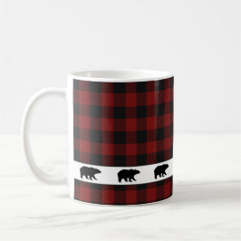 Rustic Buffalo Play Grizzly Bear Kaffemugg