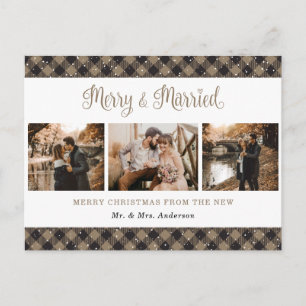 Rustic Buffalo Play Married och Merry Newlyweds Helg Vykort