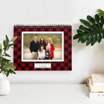 Rustic Buffalo Play Photo Calendar<br><div class="desc">ett favoritminne på varje sida i den här fotokalendern,  perfekt inramat av en buffelbakgrund i säsong färg. Anpassa fronten med ett extra foto och din familj namn.</div>