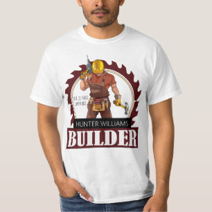 Rustic Builder - Byggnad - främjande T Shirt