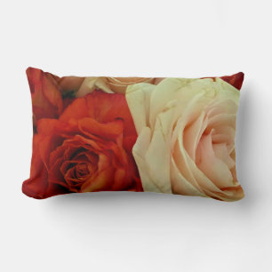Rustic Bukett med rosor-LUMBAR DEKORATIV KUDDE