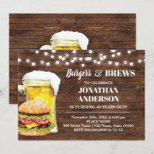 Rustic Burger & Brews Vuxnor födelsedag