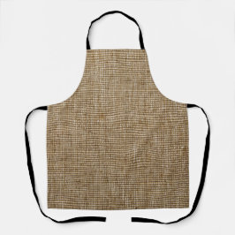 Rustic Burlap Apron - bondhouse Stil Natature