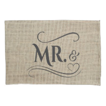 Rustic Burlap Landsbyggsbröllop Par