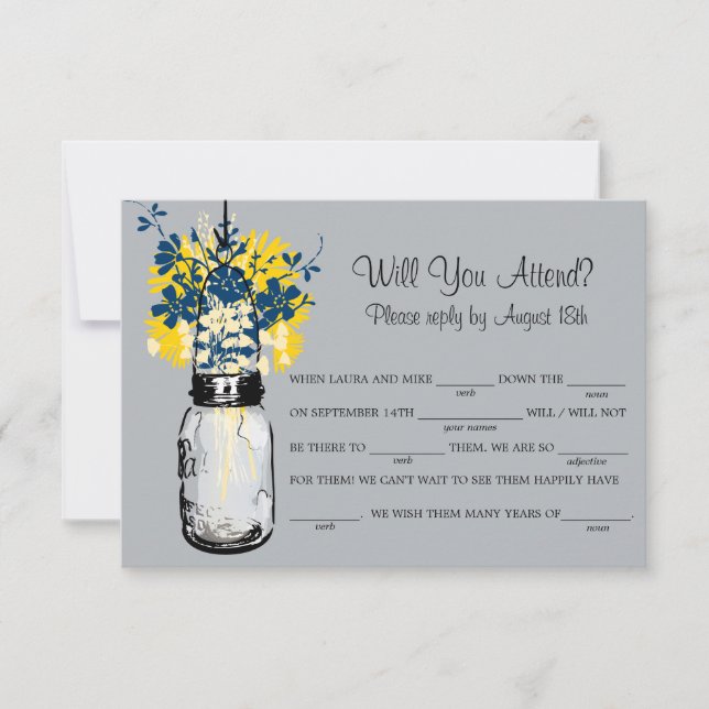 Rustic Burlap Mason Burk Wildblommor LIB OSA (Framsida)