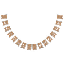 Rustic Burlap Sack med White Snöre. Möhippa. Vimplar