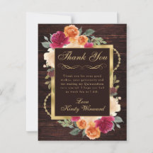 Rustic Burnt Orange Red Fall Flowers Quinceanera