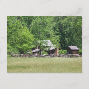 Rustic Byggnad Vykort