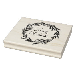 Rustic Cabin God jul Winter Winterand Gift Stämpel