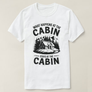 Rustic Cabin Life-offert | Nature Mountain Scene T Shirt