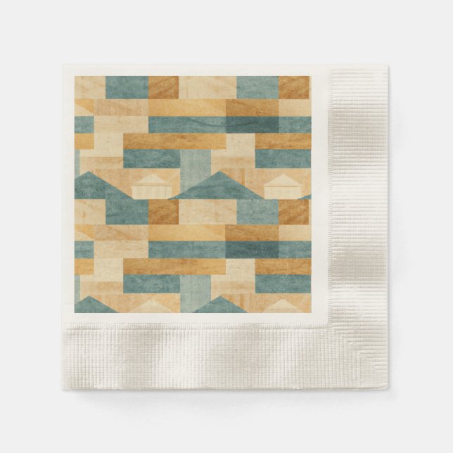 Rustic/Cabin/Lodge/Mountain Pappersservett (Framsidan)