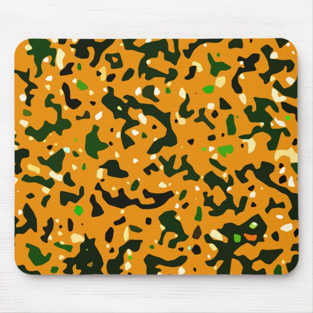 Rustic Camo Camouflage Mönster Musmatta (Framsidan)