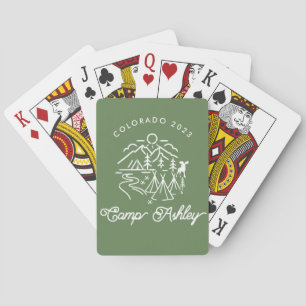 Rustic Camp Bachelorette-kort Casinokort