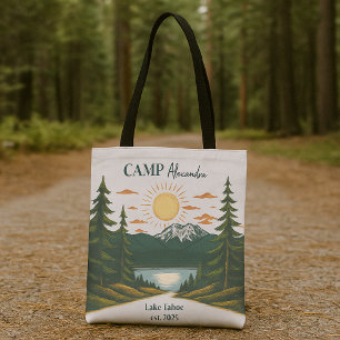 Rustic Camp Helg Retreat Bachelorette Tygkasse