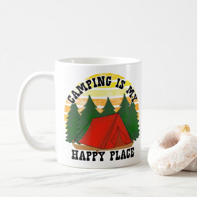 Rustic Campfire Coffee Kaffemugg (Med munk)