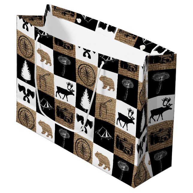 Rustic Camping utomhus Äventyr (Framsidan Vinklad)