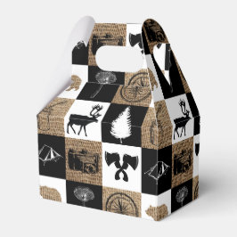 Rustic Camping utomhus Äventyr Presentaskar