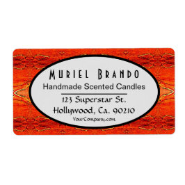 Rustic Candle Company Supplies Shipping Fraktsedel