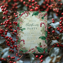 Rustic Candy cane jul Party