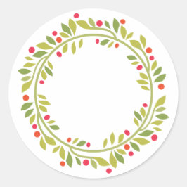 Rustic Canning |Homemade Sylt eller Pickles Runt Klistermärke