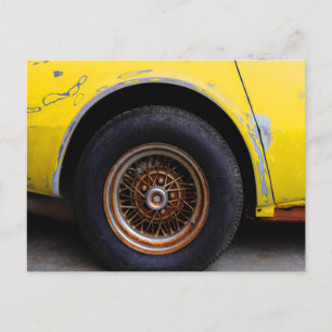 Rustic Car Vykort