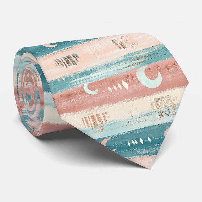 Rustic Celestial Stripe Moon Sun Earthy (4) Slips (Rullad)