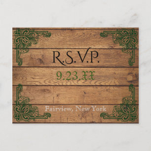 Rustic Celtic Claddagh OSA kort
