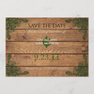 Rustic Celtic Claddagh Spara datumet