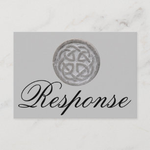 Rustic Celtic Knot Minimalist OSA kort