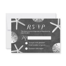 Rustic Chalkboard Beach Wedding OSA