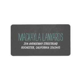 Rustic Chalkboard Bröllop Adressetikett