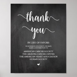 Rustic Chalkboard, Bröllop Donation, Bidrag Poster