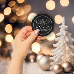 Rustic Chalkboard jul Bible Verse Typography Runt Klistermärke<br><div class="desc">Rustic jul Bible Verse Typography Round Stickers eller EnKuvert Seals med en rustisk krita med bakgrunden och eleganten stil 2:11.</div>
