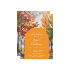 Rustic Changing of the Löv Bachelorette Party Inbjudningar