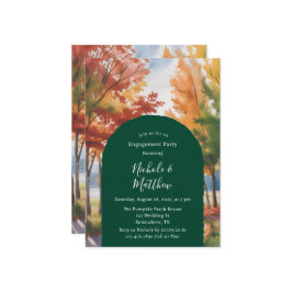 Rustic Changing of the Löv Förlovningsfest Inbjudningar