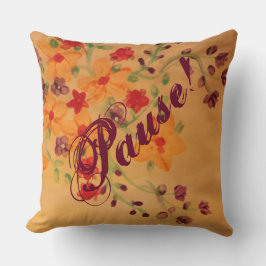 Rustic Charm - Blommigt Pillow Kudde