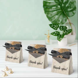 Rustic Charm Bröllop Burlap & Snöre Barn Wood Presentaskar