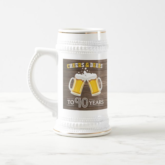 Rustic Cheers och Öl till 90 år Sejdel (Vänster)