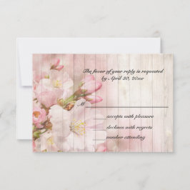 Rustic Cherry Blommar | BRÖLLOP OSA Kort