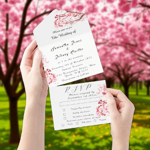 Rustic Cherry Blommar Japansk Rosa Flowers Sakura