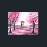 Rustic Cherry Blommar Kärlek par Red Umbrella Canvastryck<br><div class="desc">Rustic Cherry Blommar Kärlek är ett par Red Umbrella Kanvastryck. Vackra rosa blommor träd. Perfekt till New Wed-paret,  Valentingåva.</div>