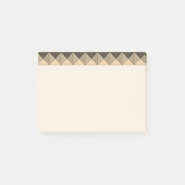 Rustic Chic Pyramids Post-it Block (Framsida)