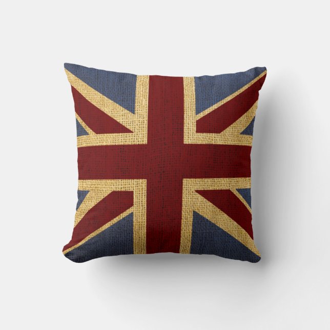Rustic Chic Union Jack Kudde (Framsida)