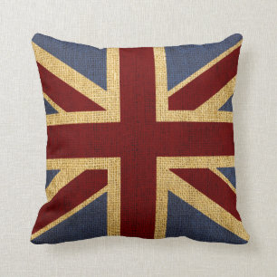 Rustic Chic Union Jack Kudde