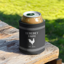 Rustic Chicken Personlig Farm Namn