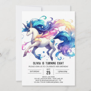 Rustic Children Horse Birthday Inbjudningar