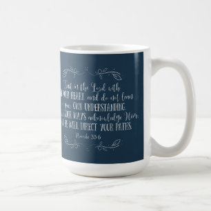 Rustic Christian Bible Verse Studenten Photo Kaffemugg