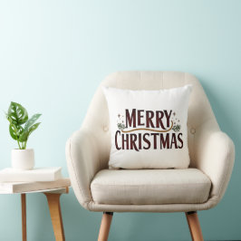 Rustic Christmas Cheer Pillow Kudde