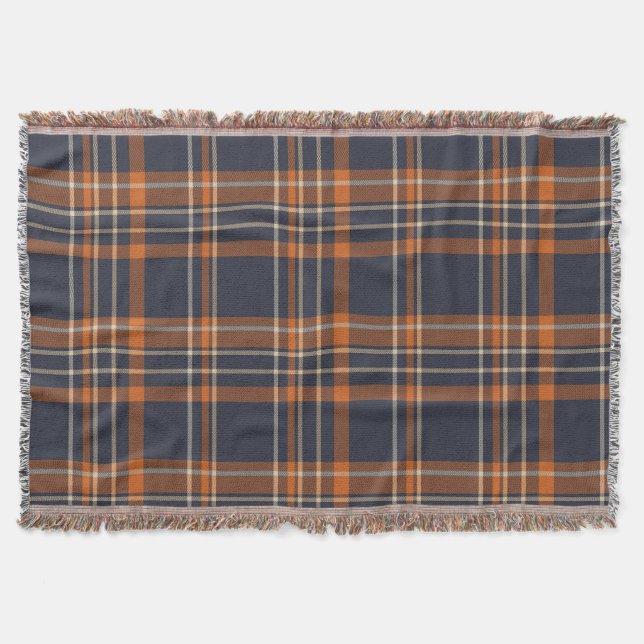 Rustic Christmas/winter plaid   Filt (Framsidan)